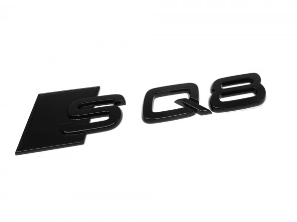 Audi Schriftzug "SQ 8" schwarz glänzend für Gepäckraumklappe