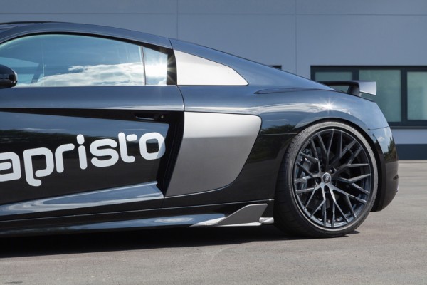 Capristo Voll-Carbon Audi R8 4S Seitenfinnen, matt, Gewebe: L