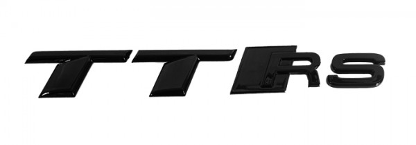 Audi TTRS 8S Schriftzug hinten, schwarz glänzend