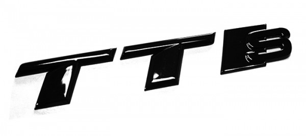 Audi Schriftzug "TT S" schwarz glänzend (für TTS 8S)